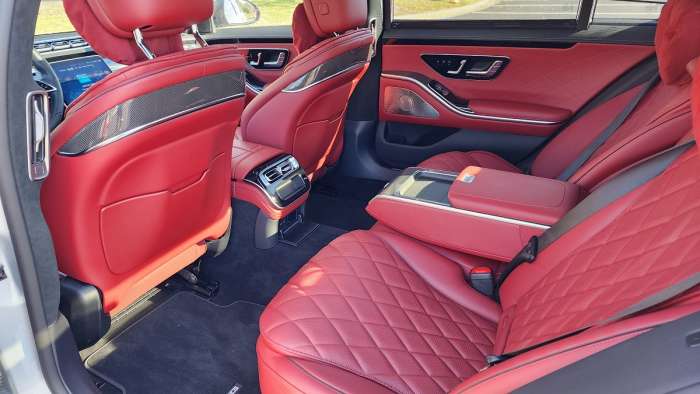 The 2022 Mercedes-Benz S580 Review rear seat
