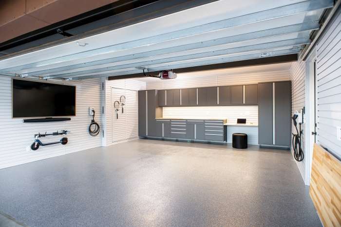 Image of EV garage courtesy of Volvo